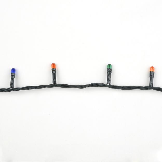 Гирлянда с контроллером 15м 300 миниламп накаливания Разноцветный свет Провод зеленый фото 2