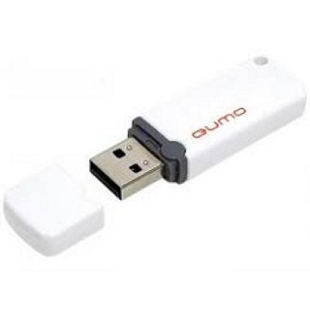 USB 2.0 QUMO 16GB Optiva 02 White [QM16GUD-OP2-white] фото 1