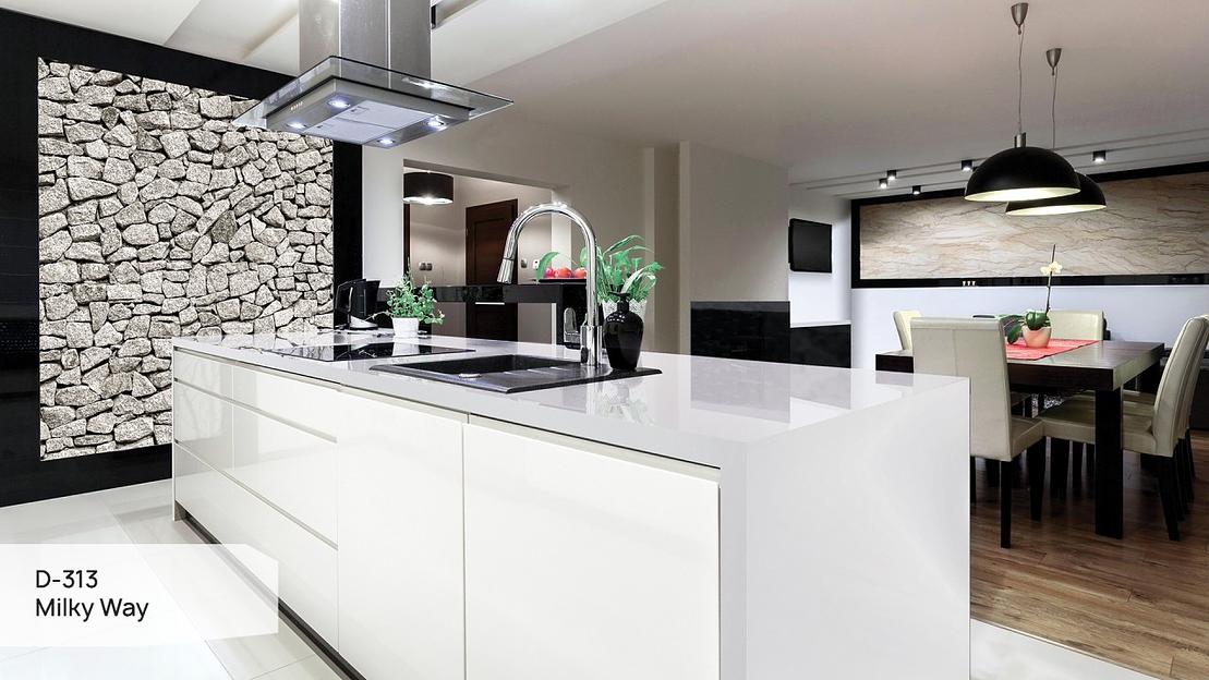 Кварцевый камень Grandex «D-313 Milky Way» ОПТ фото 2