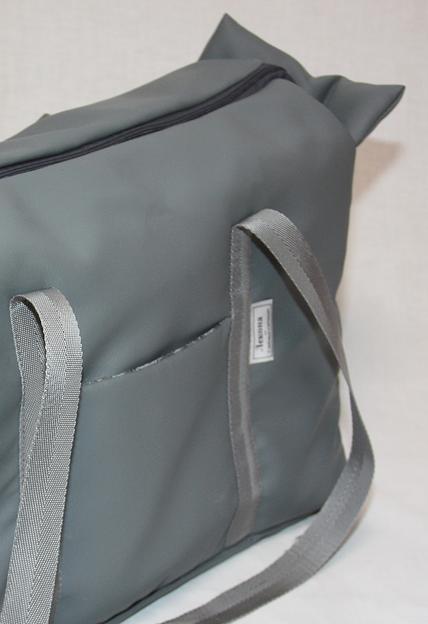 Сумка-переноска Кери (эко-кожа) серый Барс для домашнего питомца ОПТ фото 3