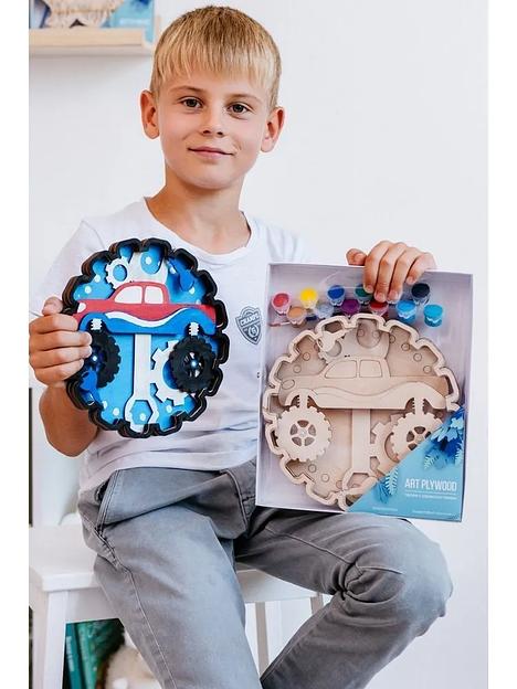 Набор для творчества раскраска-антистресс «Джип» Art Plywood, опт фото 1