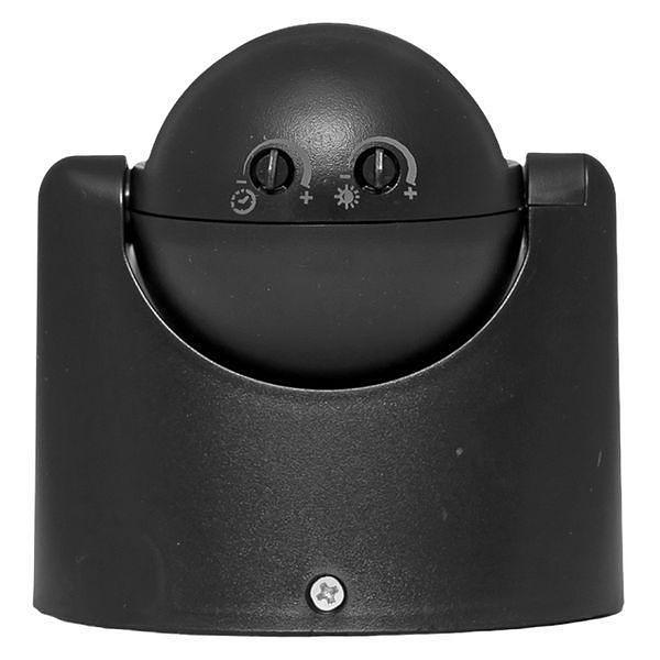 ИК датчик движения наст. 1200Вт 180гр. до 12м IP44 MS-39b черный PROxima фото 6