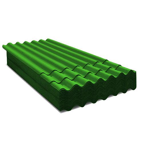 Шифер зеленый 7-ми волновой ТУ 5,2 мм ОПТ фото 1