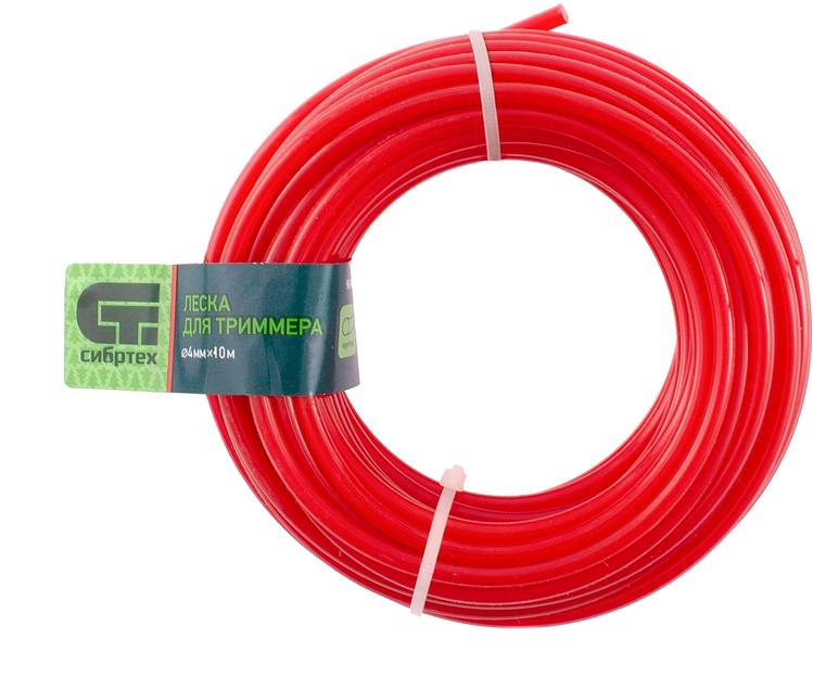 Леска для садовых триммеров Сибртех 961495 d=4мм L=10м фото 3