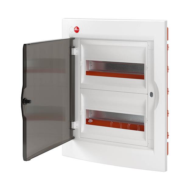 Щиток DKC встраиваемый с дверцей 24 мод.,IP41, белый, с клеммным блоком 63А фото 3