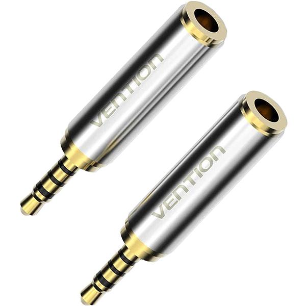 Переходник Vention Jack 3.5 mm F/2.5mm M Переходник Vention mini Jack 3.5 mm F/micro Jack 2.5 mm M (VAB-S02) фото 1