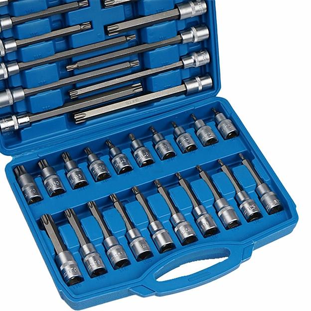 Набор бит (TORX) 1/2 32 предмета KINGQUEEN фото 5