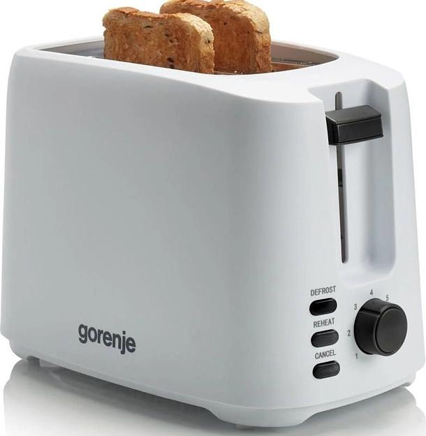 Тостер Gorenje T700XG 850Вт белый фото 2