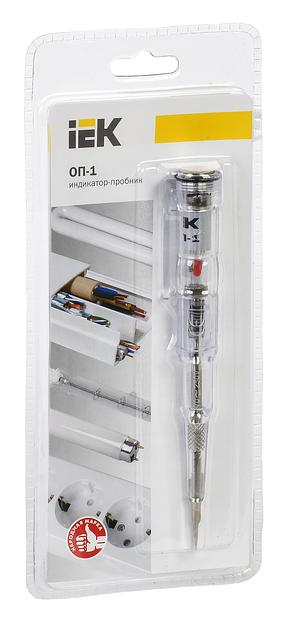 Отвертка IEK пробник ОП-1 плоская (TPR10) фото 2