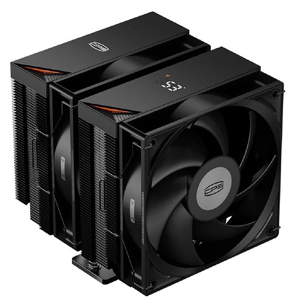 Кулер PCCooler RT620 Digital BK S115X/1200/1700/1851/AM4/AM5 (TDP 265W, 2x120mm PWM FAN, 6 тепловых трубок 6мм, 500-2200RPM, 28-32dBa) фото 1