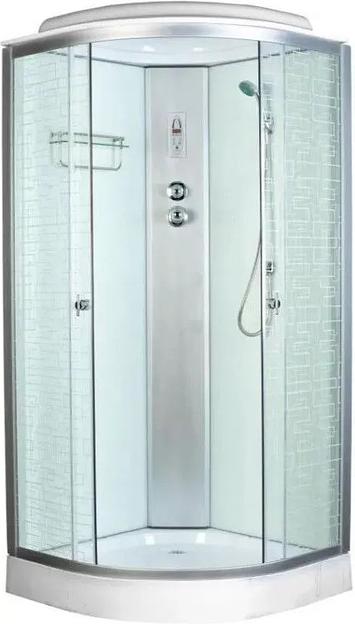 Душевая кабина Aquapulse 4122C 90x90 sguare white фото 1