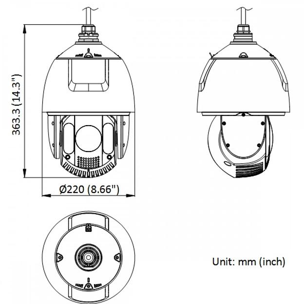 Камера видеонаблюдения IP Hikvision DS-2DE7A225IW-AEB(T5) 4.8-120мм цв. фото 2