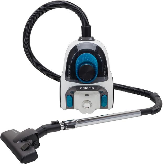 Пылесос Polaris PVC 2016 белый/черный, 460/2000 Вт, уборка сухая, пылесборник контейнер 2.5 л фото 9