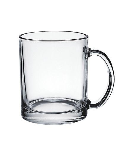 Кружка 300 мл. d=80 мм. h=97 мм. прозрач. (цилиндр) Чайная /24/840/ фото 1