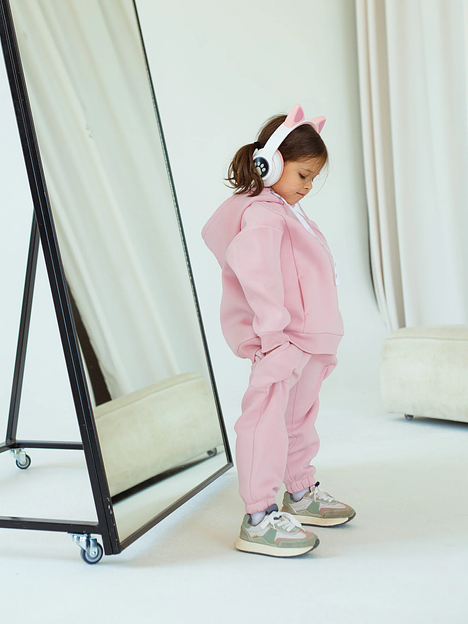 Утеплённый комплект MINI DI «Алекс» розовый однотон, арт.910/600 ОПТ фото 7