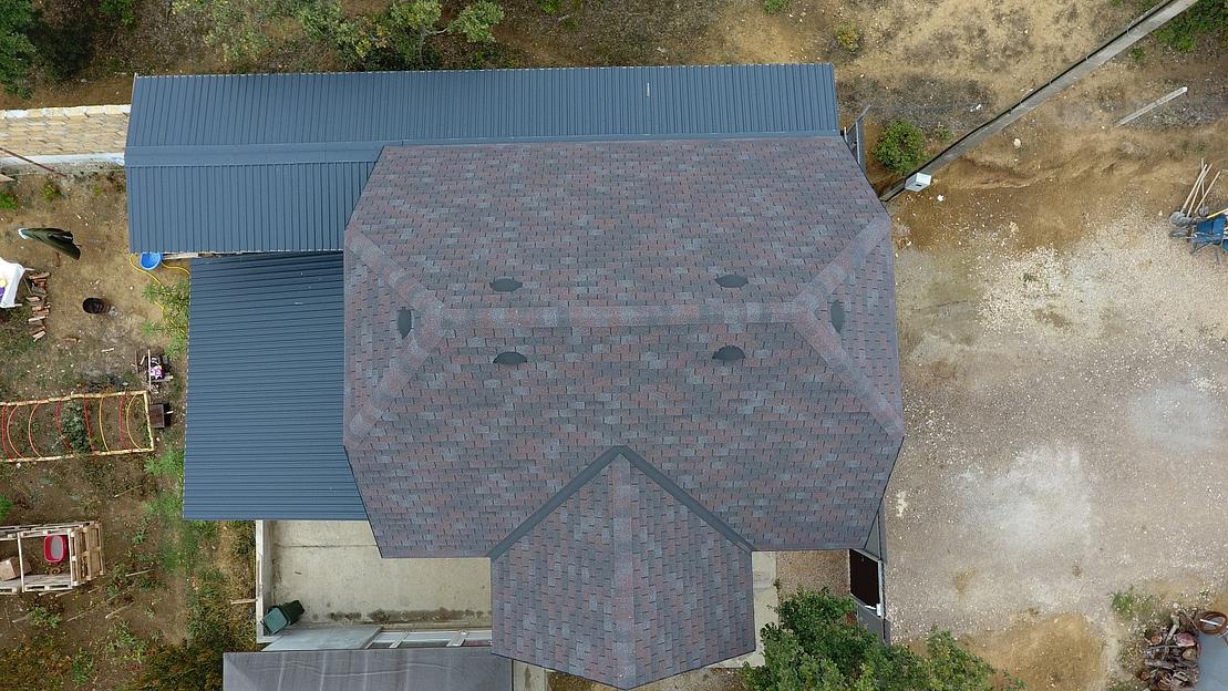 Гибкая черепица Döcke PIE Premium «Цюрих» изюм опт фото 3