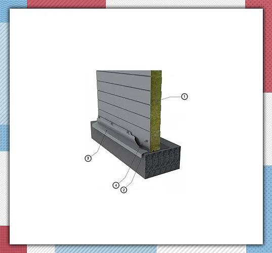 Строительный отлив Pillaris для сэндвич-панелей фото 1