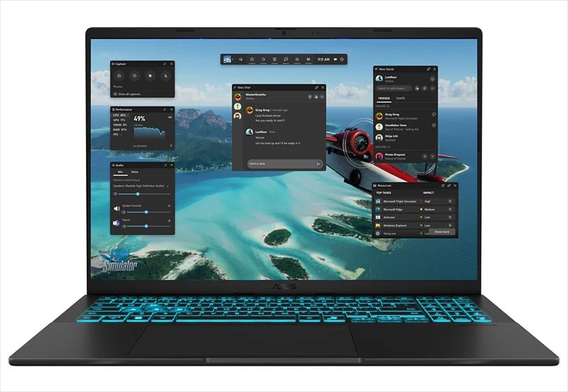 Ноутбук 16" IPS WUXGA ASUS V3607VM-RP058 black (Core 7 240H/16Gb/1Tb SSD/5060 8Gb/noOS) (90NB16K1-M005M0) фото 1