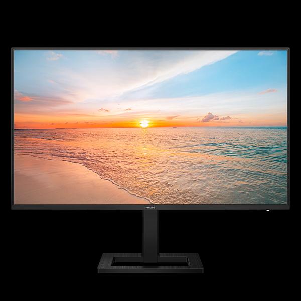 Монитор 27' Philips 27E1N1300AE 1920x1080, WLED, 16:9, IPS, 250cd, 1300:1, 4ms, 178/178, HDMI, 2xUSB 3.2, USB-C 65W (DP Alt), 100Hz, Speak Tilt, HAS, Внутр, VESA, Black, 3y (27E1N1300AE/01) фото 1