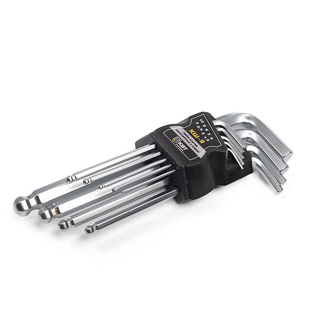 Набор шестигранных ключей с шаром КШ-9 серия KBT-PROFESSIONAL фото 2