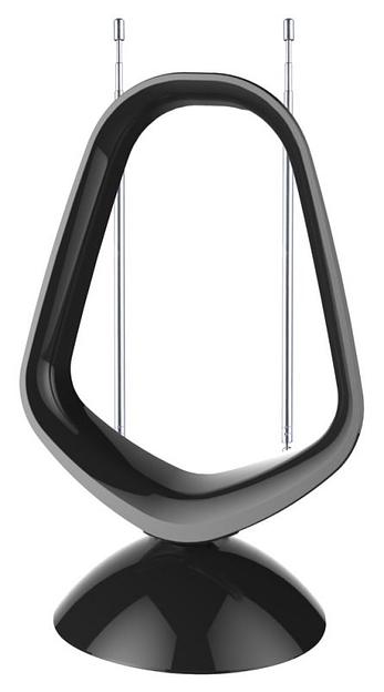 Антенна телевизионная Hyundai H-TAI320 30дБ активная черный фото 1