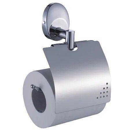 Держатель для туалетной бумаги с крышкой "Solinne", 16052, хром фото 1