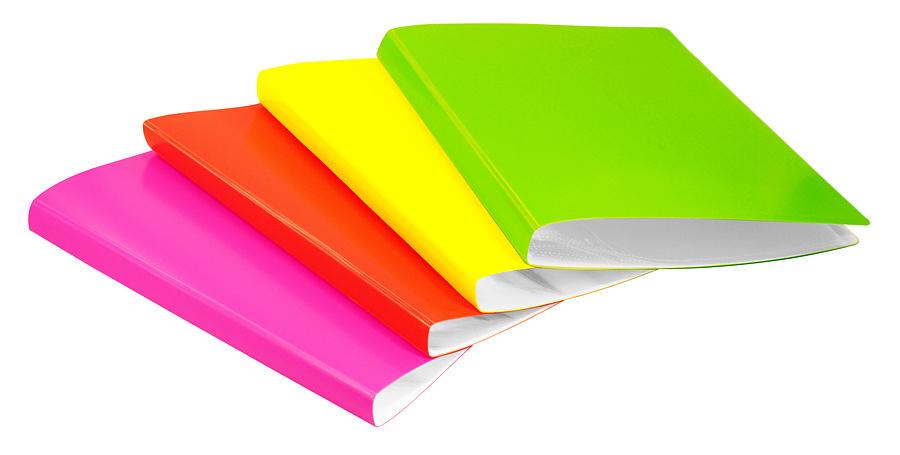 Папка с 20 прозр.вклад. Бюрократ Double Neon DNE07V20PINK A4 пластик 0.7мм розовый фото 2