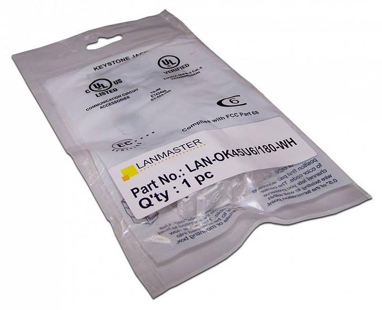 Lanmaster LAN-OK45U6/180-WH UTP фото 2