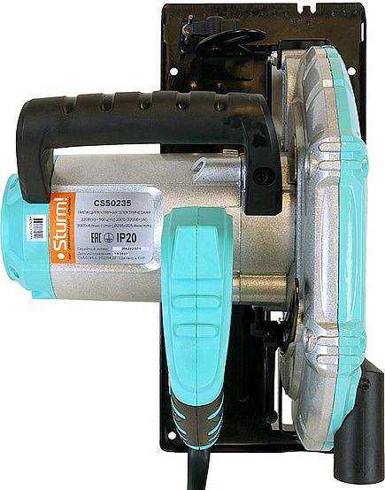 Циркулярная пила (дисковая) Sturm! CS50235 2300Вт (ручная) D диска.:235мм фото 3