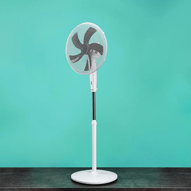 Вентилятор напольный Timberk T-SF1602RC 45Вт скоростей:3 ПДУ белый фото 8