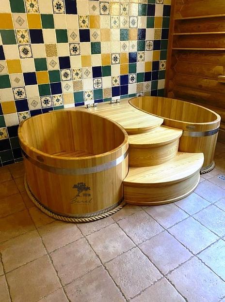 Купель деревянная овальная №4 фото 1