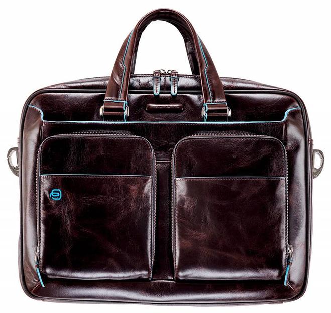 Сумка Piquadro Blue Square CA2849B2/MO коричневый натур.кожа/нейлон фото 1