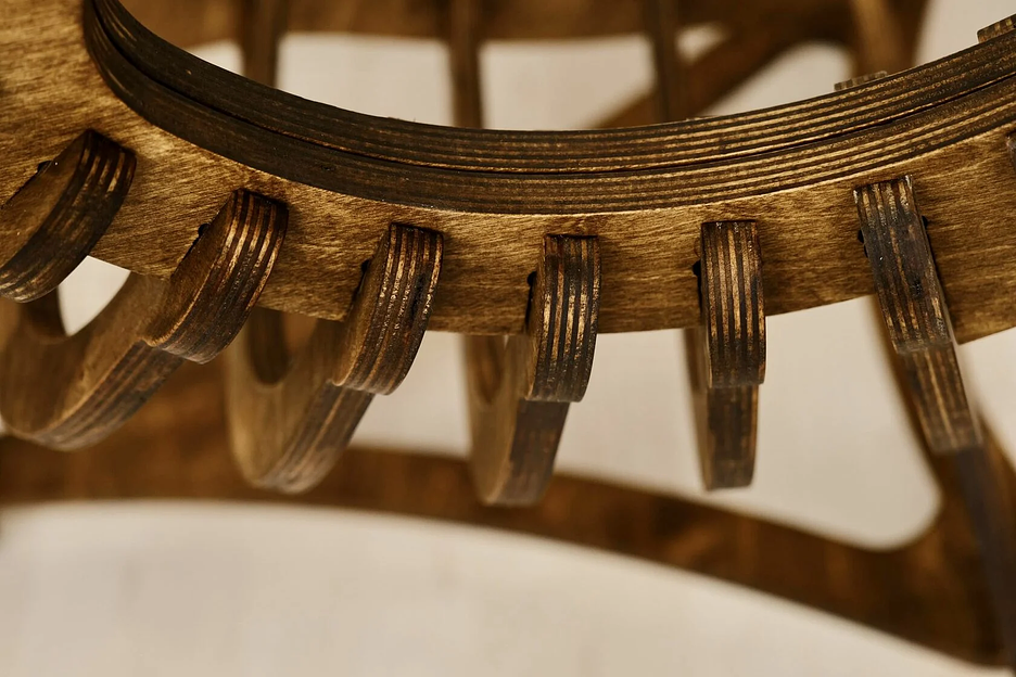 Кресло из дерева «Ракушка» фото 3