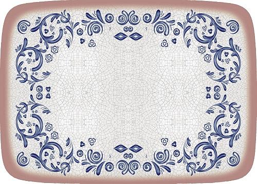 Блюдо прямоуг. 230*160 мм. Виенто, форма Мув /1/12/ фото 1