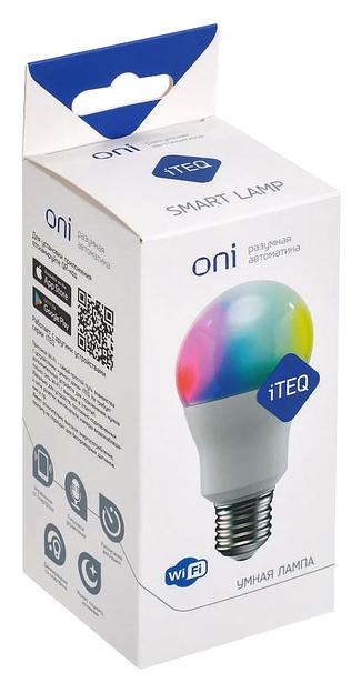 Умная лампа IEK iTEQ SMART E27 9.4Вт Wi-Fi (упак.:1шт) (IT-L220E27-YR004-WB) фото 2