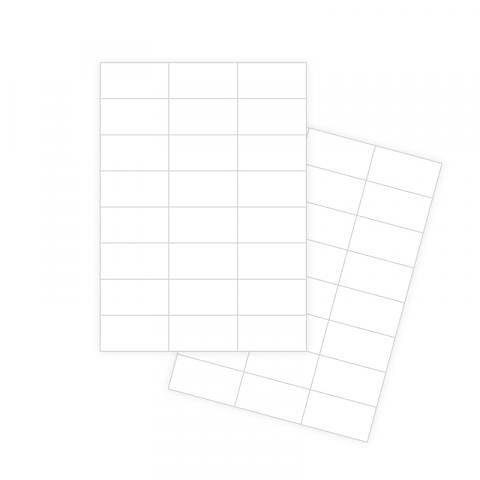 Наклейки А4, 70х37мм, 24 шт/лист, 100 листов, Forofis фото 1