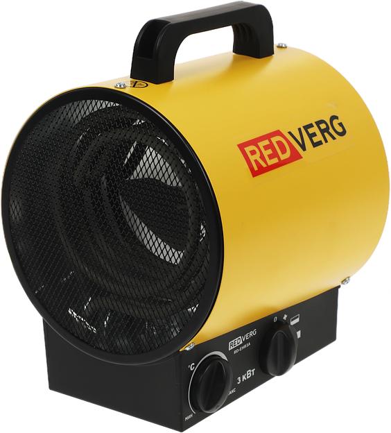 Тепловая пушка электрическая RedVerg RD-EHR3A желтый/черный фото 1
