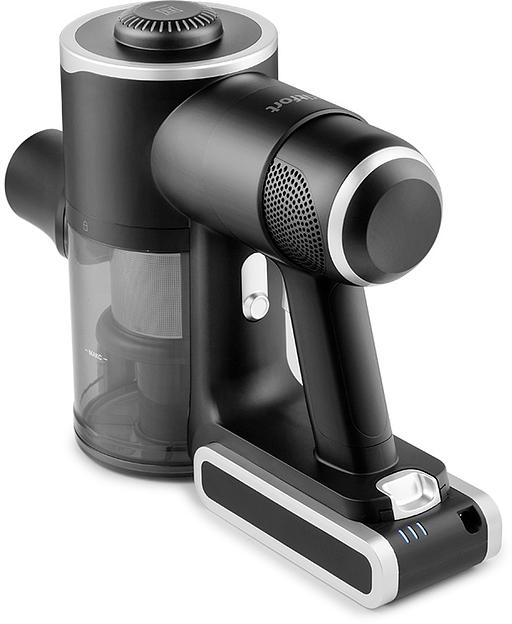 Пылесос ручной Kitfort КТ-5123 350Вт черный/серебристый фото 4