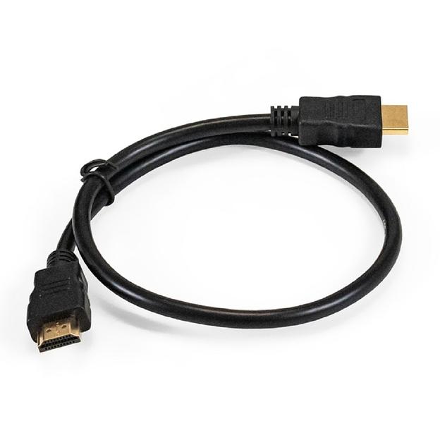 Exegate EX294682RUS Кабель HDMI ExeGate EX-CC-HDMI-0.5 (19M/19M, 0,5м, v1.4b, позолоченные контакты) фото 1