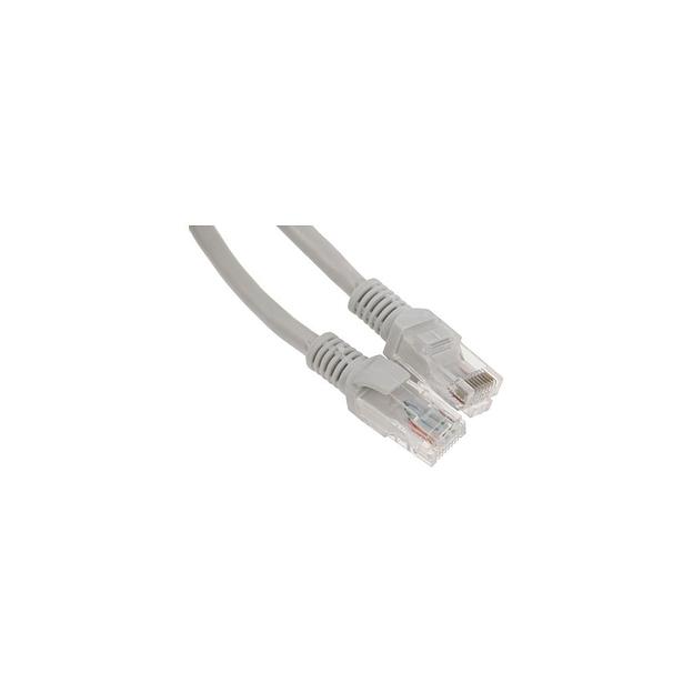 Патч-корд PREMIER PP6U-2M литой (molded), UTP, кат.6, 2м, 4 пары, 24AWG, алюминий омедненный, многожильный, серый фото 1