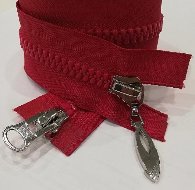 Молния трактор №8 110см.2 зам. Красный фото 1