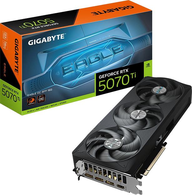 Видеокарта Gigabyte GeForce RTX 5070TI (GV-N507TEAGLE OC-16GD) 1.0 NVIDIA 16Gb фото 10