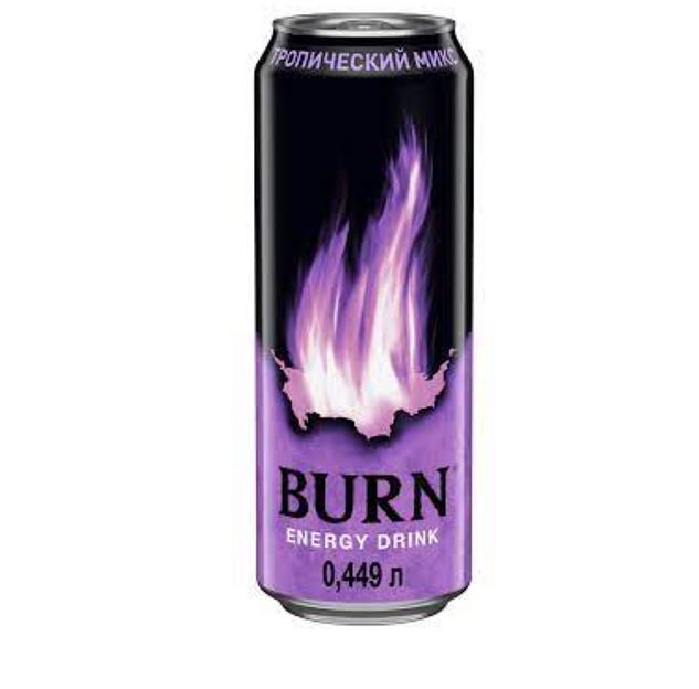 Энергетик Бёрн «Тропик» 0,45 л ОПТ фото 1