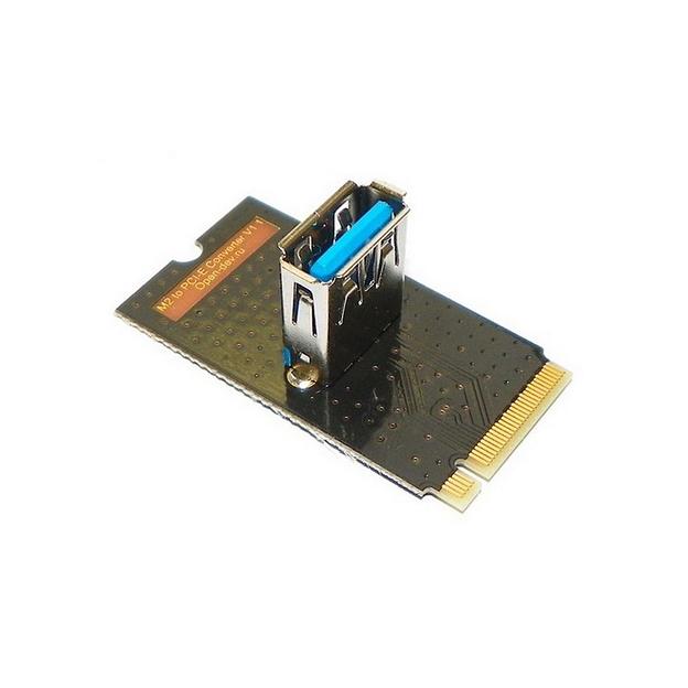 Адаптер Open-Dev Open-Dev M2-PCI-E-RISER Переходник с разъёма M2 (NGFF) на разъём райзера USB 3.0. Длина 42мм фото 1