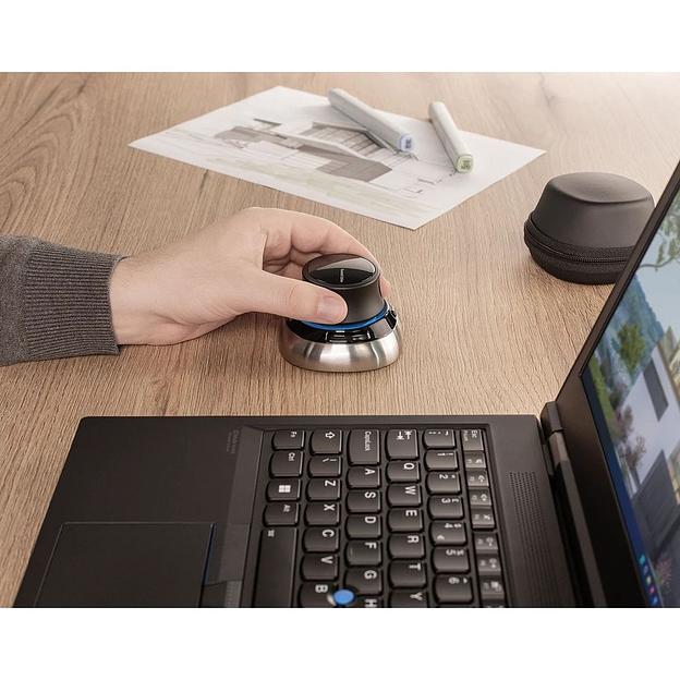 Мышь беспроводная 3DConnexion SpaceMouse Wireless (3DX-700115) черный/серебристый, радиоканал, Bluetooth, USB, кнопки - 2 фото 10