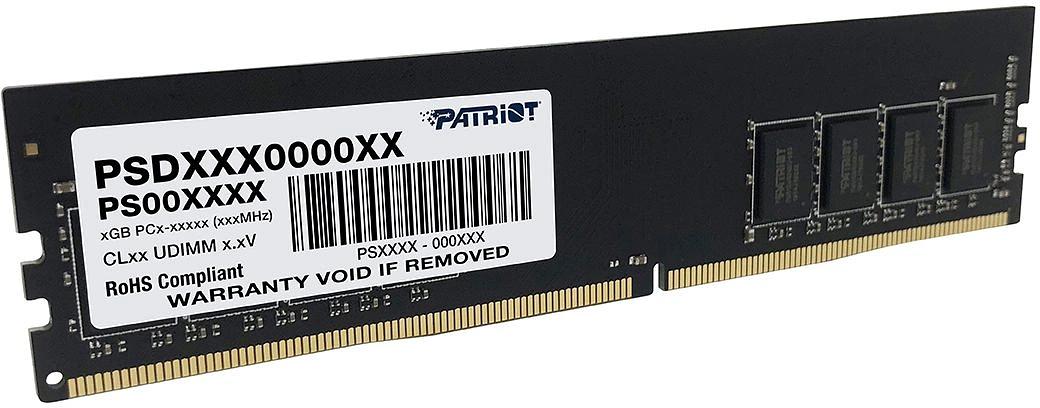 Память DDR4 8GB 2666MHz Patriot PSD48G26662 Signature RTL PC4-21300 CL19 DIMM 288-pin 1.2В single rank Ret фото 3