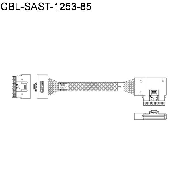 Кабель SuperMicro CBL-KIT-220U-TNR-22N Cable Kit with 11 NVMe cables for X12 Ultra 220U-TNR фото 3