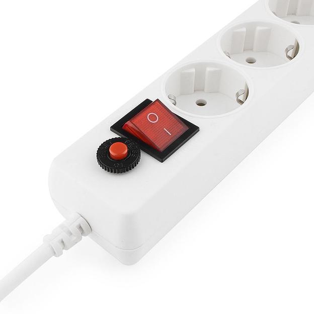 Сетевой фильтр Гарнизон ЕНLW-4 0,5 м 5 р белый (205380) {30} фото 3