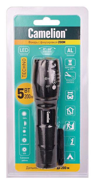 Фонарь ручной Camelion LED51530 черный 3Вт лам.:светодиод. AAAx3 (14536) фото 6