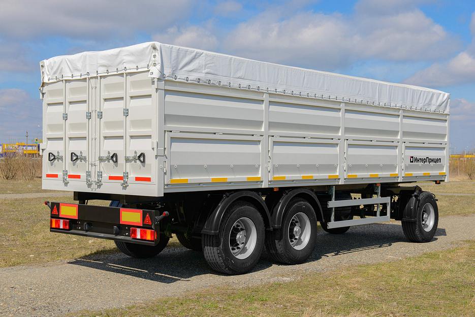 Прицеп зерновоз трехосный фото 8